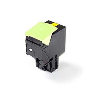 Green2Print Toner Yellow 1400 Pages Replaces Lexmark 78C10Y0 Toner Cartridge for Lexmark CX421adn, CX421, CX522ade, CX522, CX622ade, CX622, CX625ade, CX625adhe, CX625, CS421DN, CS421, CS431DW, CS