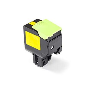 Green2Print Toner Yellow 1400 Pages Replaces Lexmark 78C10Y0 Toner Cartridge for Lexmark CX421adn, CX421, CX522ade, CX522, CX622ade, CX622, CX625ade, CX625adhe, CX625, CS421DN, CS421, CS431DW, CS