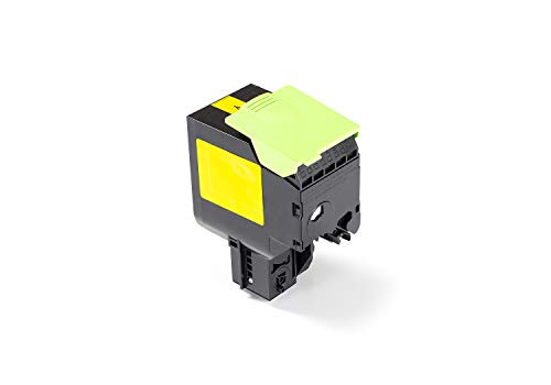 Green2Print Toner Yellow 1400 Pages Replaces Lexmark 78C10Y0 Toner Cartridge for Lexmark CX421adn, CX421, CX522ade, CX522, CX622ade, CX622, CX625ade, CX625adhe, CX625, CS421DN, CS421, CS431DW, CS