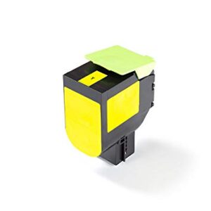 Green2Print Toner Yellow 1400 Pages Replaces Lexmark 78C10Y0 Toner Cartridge for Lexmark CX421adn, CX421, CX522ade, CX522, CX622ade, CX622, CX625ade, CX625adhe, CX625, CS421DN, CS421, CS431DW, CS