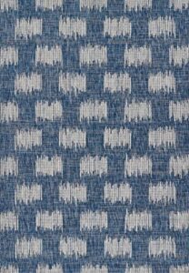 novogratz by momeni villa turin blue indoor/outdoor area rug 2' x 3'