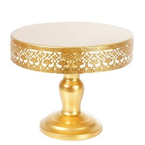 cake stand 10 inches round cupcake stands gold pedestal holder party dessert display stand for wedding brithday celebration baby shower gold