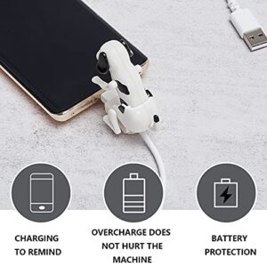 Frienda Dog Charging Cable Dog Smartphone USB Cable Charger USB Data Transmission Mini Humping Dog Cable for USB Charging Cable of Mobile Phones, Only Compatible with Type-C (Spot Style, 1 Pcs)