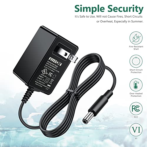 FITE ON AC to DC Replacement Automatic Pet Feeder Power Adapter Wall Cat Dog Brid Feeder Food Dispenser Charger Power Supply Cord UL Listed (for PETLIBRO)