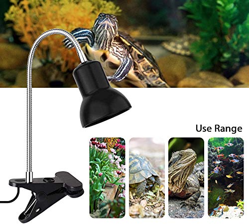 ECOSI 25W UVB Bulb UVA Light Halogen Basking Bulb Reptilian Lamp Lizard Lamp E27 UV Heating Lamp Spot Lamp Full Spectrum Sun Lamp Sunbathe Heat Bulb/Lamp/Light for Turtle Reptile Lizard Habitat-6 Pcs