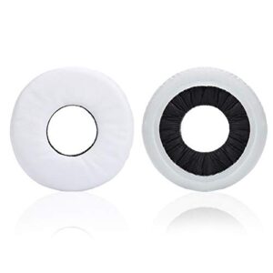 krone kalpasmos replacement earpads compatible with sony mdr-zx310, ear cushion compatible with sony mdr-zx330bt/dr-bt101/wh-ch500 and 70mm round on-ear headphones(list inside)(white)