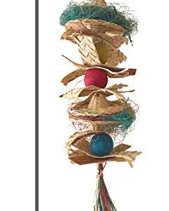 Fetch-It Pets 2 Pack Bird/Parrot Shazam & Hat Hat Hooray Foraging Toys Suitable for Small Parakeets, Cockatiel, Conures, Finches, Budgie, Macaws, Parrots, Love Birds