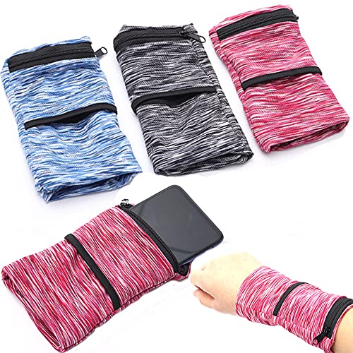 3PCS Lightweight Phone Armband Sports Bag Running Arm Band Strap Phone Holder Pouch Sleeve for Phone (1)