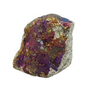 Raw Chalcopyrite, Mineral Specimen - Approx. 1" - Geologist Selected & Hand Processed - Great for Science Classrooms - Eisco Labs