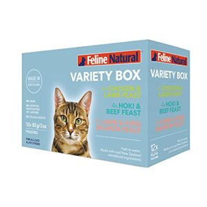 feline natural variety pack grain-free pouch cat food
