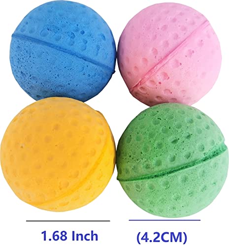 Cat Foam Ball Cat Sponge Ball Toy Cat Soccer Ball Toy (Golf Foam Sponge Ball)