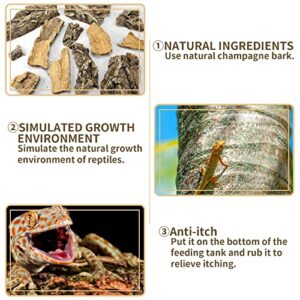 kathson Cork Tile Background Bark Terrarium Backdrop Wall Decor Natural Reptile Climbing Mat Habitat Decor for Spider Gecko Lizard Chameleon Bearded Dragon Turtle Snake