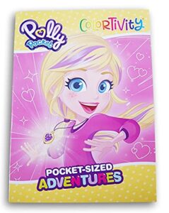 polly pocket coloring and activity book -colortivity adventure- 80 pages