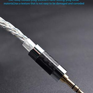 FAAEAL KZ ZSN ZS10 PRO Upgrade Earphone Cable,8 Core Cable Silver Blue Hybrid 784 Cores Silver Plated Upgrade Cable,Dedicated Cable 2Pin 0.75mm Replacement Headphone Wire for KZ ZSX Zax ZSN PRO