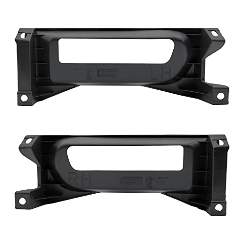 KEWISAUTO Front Driver Passenger Tow Hooks Bezel Bracket for Ram 1500 13-18, Left Right Tow Hook Bezel Set for Dodge Ram 1500 2013 2014 2015 2016 2017 2018 Accessories (2PCS, Replace #68196982AA)