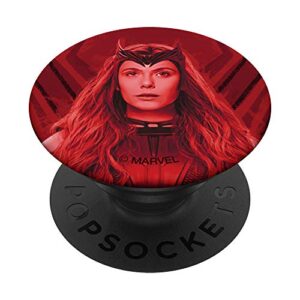 marvel wandavision wanda maximoff is the scarlet witch popsockets popgrip: swappable grip for phones & tablets
