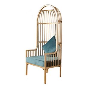zxqc imitation birdcage sofa chair, single small iron sofa, 18k gold nano baking lacquer, suitable for living room, bedroom, balcony, etc.