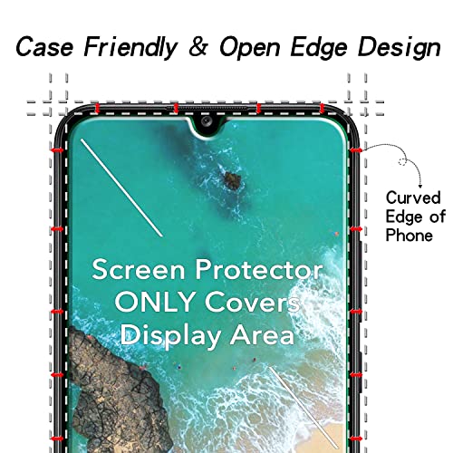 KATIN [2-Pack] For Samsung Galaxy A02S / Galaxy A02 Tempered Glass Screen Protector Anti Scratch, Bubble Free, Touch Sensitive, Easy to Install, Case Friendly