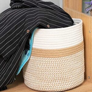 UXZDX Hand-Woven Flower Pot Basket Laundry Room Storage Box Storage Container Flower Pot Storage Basket (Size : 25cm)