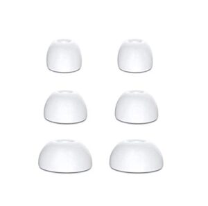 light harmonic silicone hybrid ear tips | replacement buds for airpod pro | provides great seal & sound isolation | enhanced audio performance |comfortable | 3 pairs (small, medium, large)