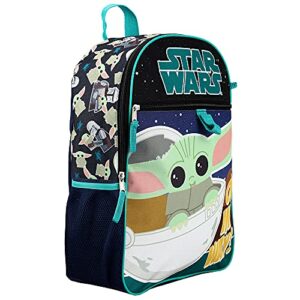 Bioworld Star Wars The Mandalorian Grogu Backpack and Lunch Bag Set