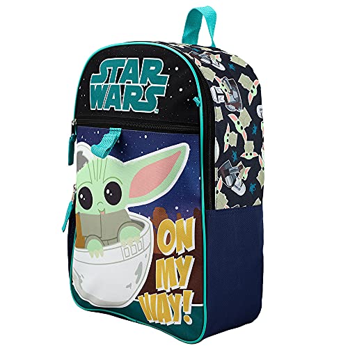 Bioworld Star Wars The Mandalorian Grogu Backpack and Lunch Bag Set