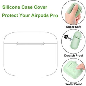 Silicone Case for Airpods Pro, Cute Cow Bees Protective Soft Rubber Cover Skin with Keychain for Kids Teens Girls Boys (Bee Case)