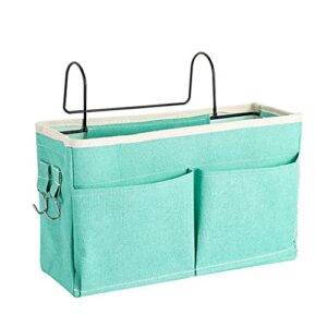 UJLN Bedside Caddy/Bedside Storage Bag Hanging Organizer for Bunk and Hospital Beds,Dorm Rooms Bed Rails,Can be Placed Glasses,Books,Mobile Phones,Keys,daily supplies (F-style)