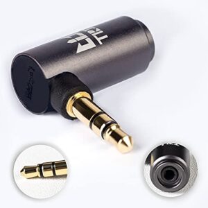 H HIFIHEAR TRI HiFi Stereo Headphone Jack Audio Adapter,Right Angle Adapter to 2.5mm Female Adapter,Can be Used for Conversion Earphone Adapters (2.5mm Balanced Female to 3.5mm Balanced Male)