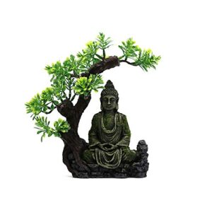 tfwadmx aquarium buddha statue decoration resin furniture ornament underwater landscape for fish rest sleep