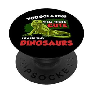 funny iguana gift pet lizard humor reptile graphic popsockets swappable popgrip