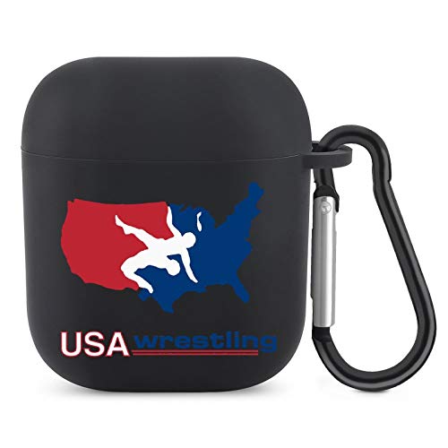 Stylish Case for AirPods USA Wrestling Earphone case Black-USA Wrestling1