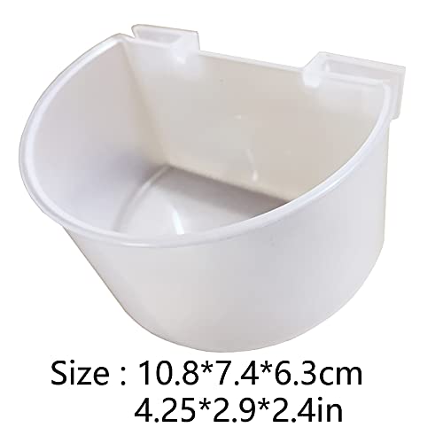 Pigeon Feeder Bird Feed Cup Cage Food Dish Cup for Bird Pigeon Parrot Rabbit Chicken Duck Poultry Water Feeder