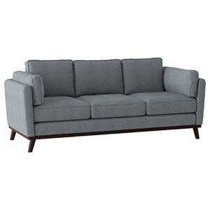 lexicon averi textured fabric sofa, 84" w, gray