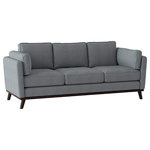 Lexicon Averi Textured Fabric Sofa, 84" W, Gray