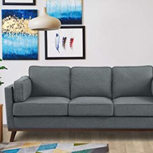 Lexicon Averi Textured Fabric Sofa, 84" W, Gray