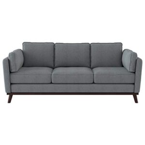 Lexicon Averi Textured Fabric Sofa, 84" W, Gray