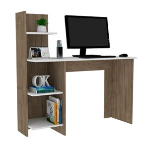 TUHOME Vilna 120 Desk Engineered Wood Desks in Multi-Color