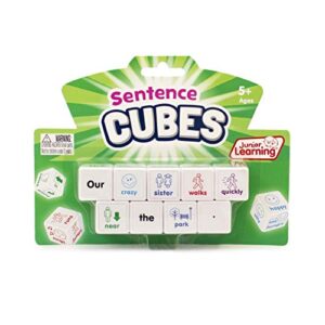 junior learning jl644 sentences cubes, multicolor