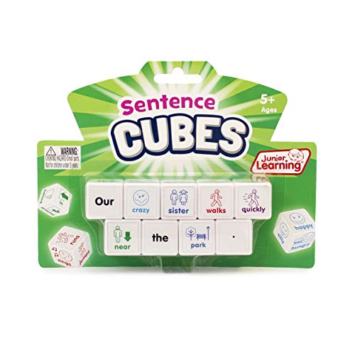 Junior Learning JL644 Sentences Cubes, Multicolor