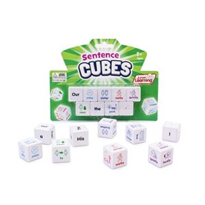 Junior Learning JL644 Sentences Cubes, Multicolor