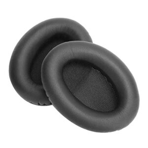 goshyda headphone pad ear pad,for edifier h840 h850,for denon d1100,headset pad cover,bass performance,leather replacement headphone pad(black)