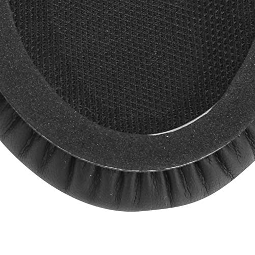 Goshyda Headphone Pad Ear Pad,for Edifier H840 H850,for Denon D1100,Headset Pad Cover,bass Performance,Leather Replacement Headphone Pad(Black)