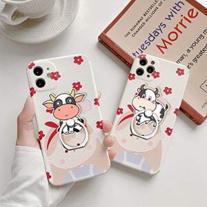 Phone Ring Holder Stand,Cow Phone Ring Stand Holder 360 Rotation Finger Ring Grip Stand for Cellphones,Smartphones and Tablets(2 Pack Cow Phone Ring Stand)