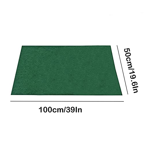 HERCOCCI Reptile Carpet, 39’’ x 20’’ Terrarium Bedding Substrate Liner Reptile Cage Mat Supplies for Bearded Dragon Lizard Tortoise Leopard Gecko Snake (Green)