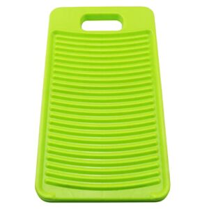 zyamy antiskid mini washboard plastic washing board household for students clothes clean laundry, green