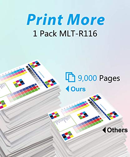 MM MUCH & MORE Compatible Drum Unit Replacement for Samsung MLT-R116 R116 to use with Xpress M2625 M2875FW M2625D M2825DW M2835DW M2875FD M2885FW Printer (1-Pack)