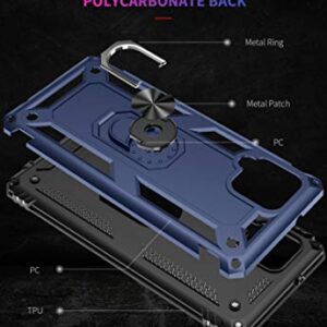 SKTGSLAMY Samsung A42 5G Case,Galaxy A42 5G Case,with Screen Protector,[Military Grade] 16ft. Drop Tested Cover with Magnetic Kickstand Car Mount Protective Case for Samsung Galaxy A42 5G, Blue