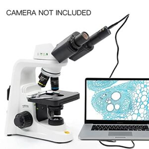 SWIFT Stellar 1 Pro-B Research-Grade Infinity Corrected Lab Compound Microscope, 40X-2500X, Siedentopf Binocular Head, Mechanical Stage, Abbe, Ultra-Precise Focusing, User and Eco-Friendly