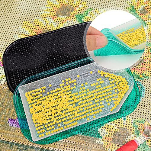 HOHOTIME Diamond Painting Storage Containers,60 Slots Diamond Painting Accessories Kits with Tools for Diamond Art Craft Jewelry Beads Organizer,Diamond Art Storage for DIY Art Craft